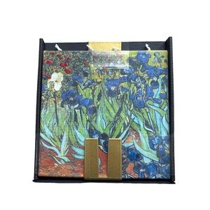 NWT FLATYZ Vincent van Gogh Irises Handcrafted Flat Candle